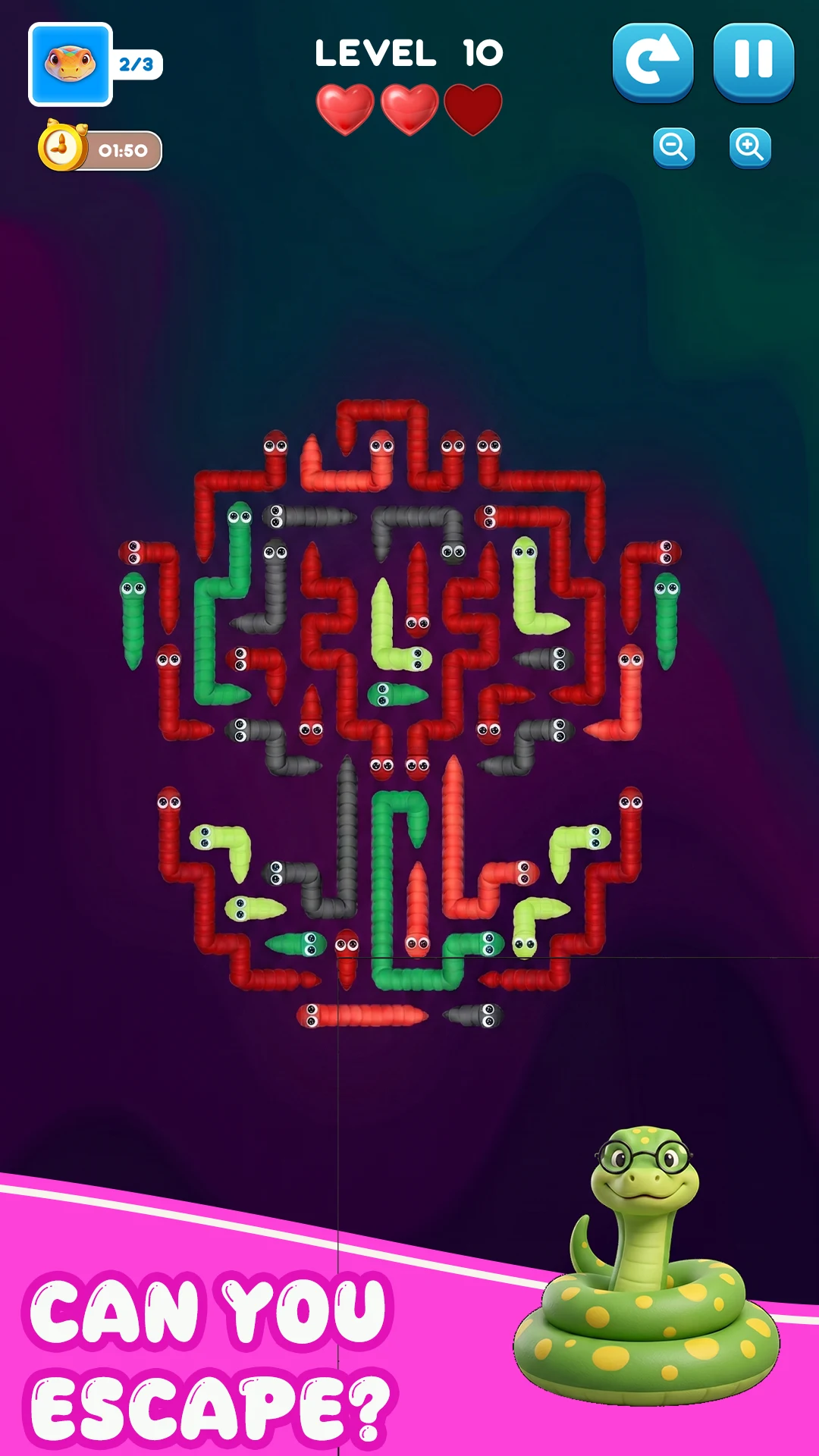 Snake Escape: Puzzle Game screenshot