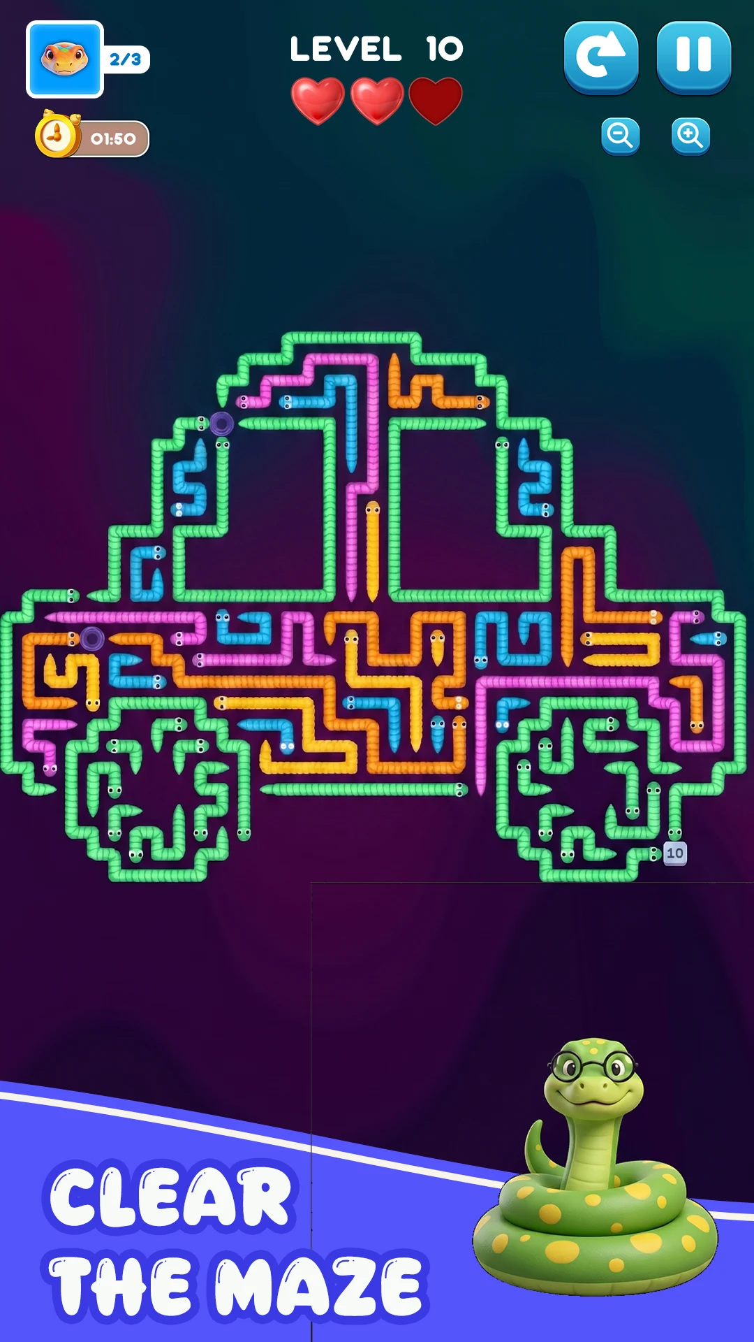 Snake Escape: Puzzle Game screenshot