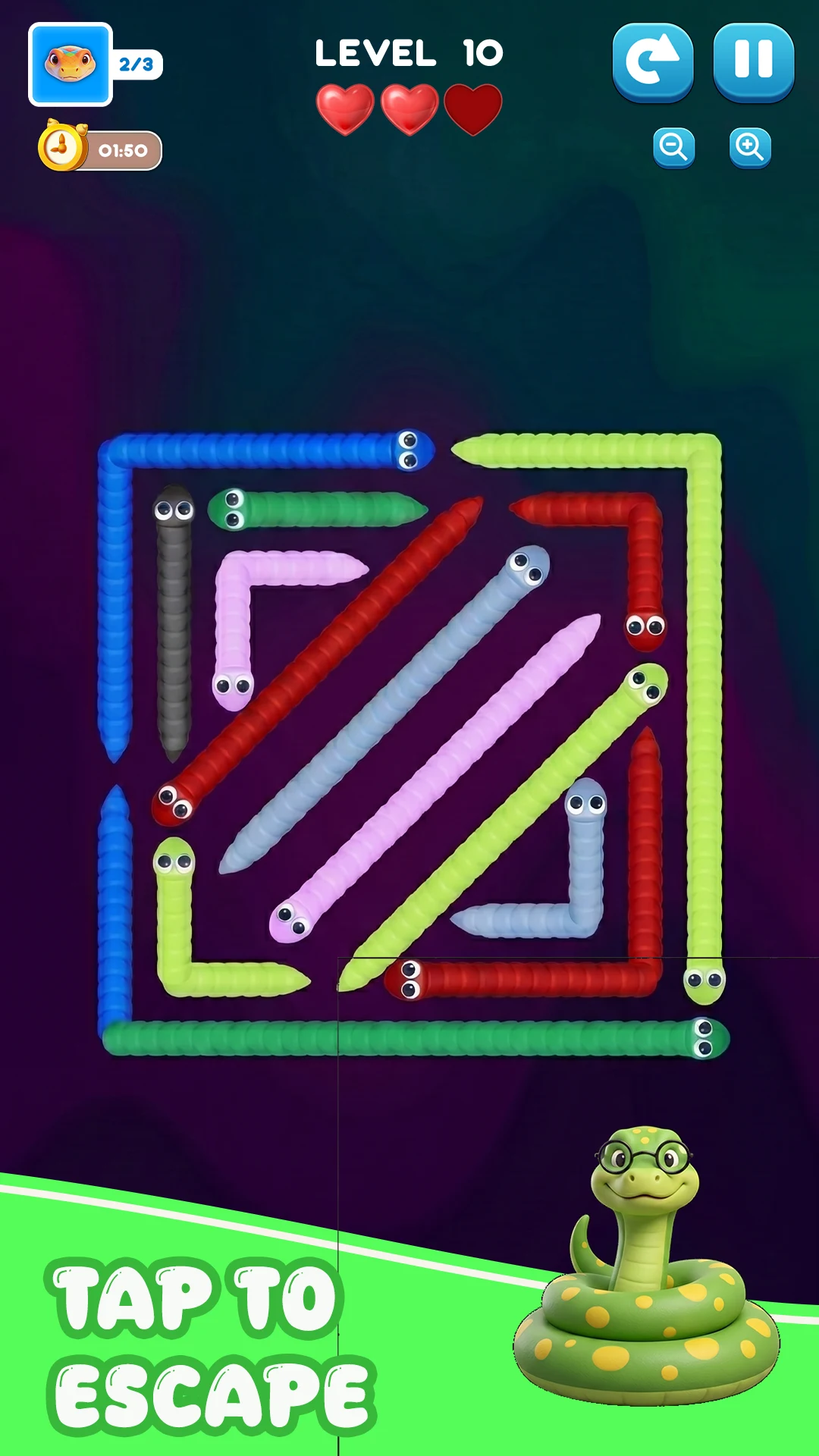 Snake Escape: Puzzle Game screenshot